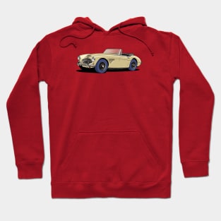 Austin-Healey 3000 in golden beige metallic Hoodie